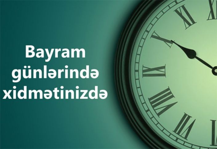 DəmirBank bayram günlərində müştərilərə xidmət göstərəcək