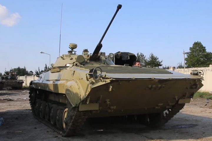 Düşmənin tankı Azərbaycan Ordusunun rəngində rəngləndi