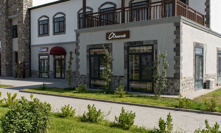 Azercell-in xidmət mərkəzi Zəngilanın Ağalı kəndinin ilk sakinlərinin yolunu gözləyir