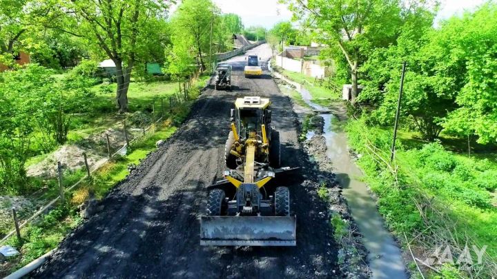 Əliabad-Bəhmətli-Kürdəmir-Lahıc yolunun yenidən qurulmasına başlanılıb