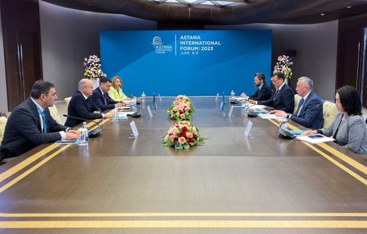 Qazaxıstan neftinin Azərbaycandan ixracı ilə əlaqədar imkanlar nəzərdən keçirilib - ASTANADA GÖRÜŞ