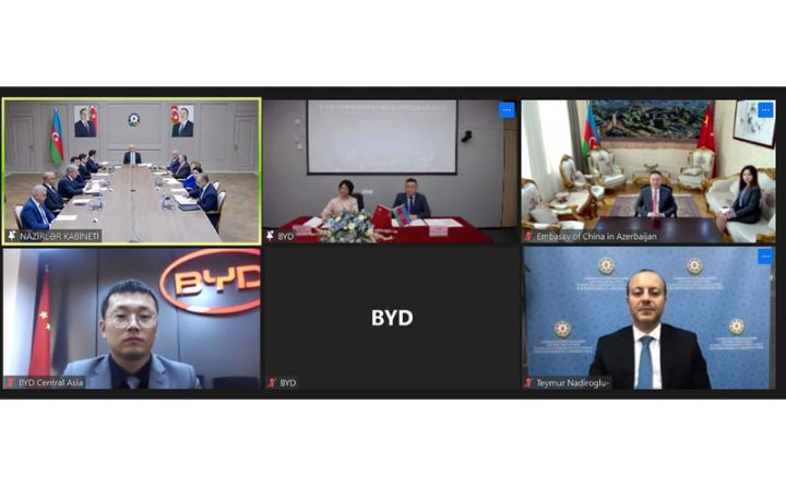 Azərbaycan BYD şirkəti ilə sənədlər imzaladı