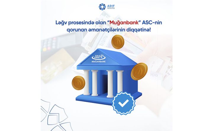 Ləğv prosesində olan “Muğanbank”ın qorunan əmanətçilərinin diqqətinə!