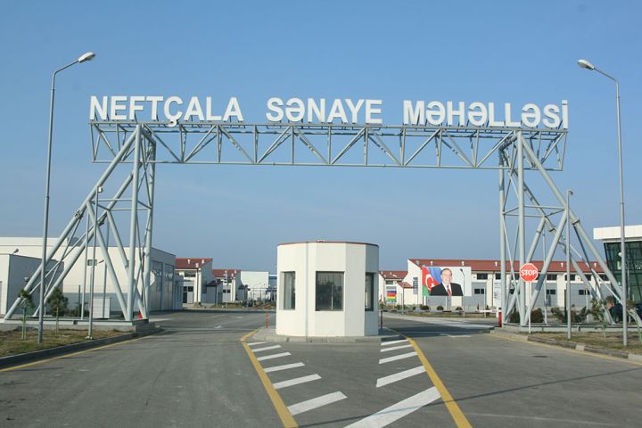 "Neftçala Sənaye Məhəlləsi tam dolub"