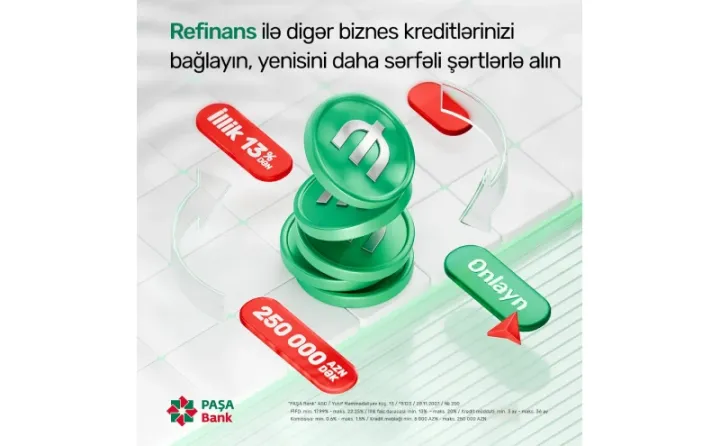 “PAŞA Bank” yeni kredit məhsulunu bazara çıxardı