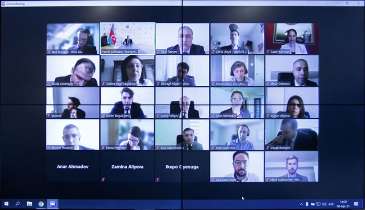 Dənizdə külək enerjisi layihəsinin inkişaf ssenarilərinin təqdimatı nəzərdən keçirilib