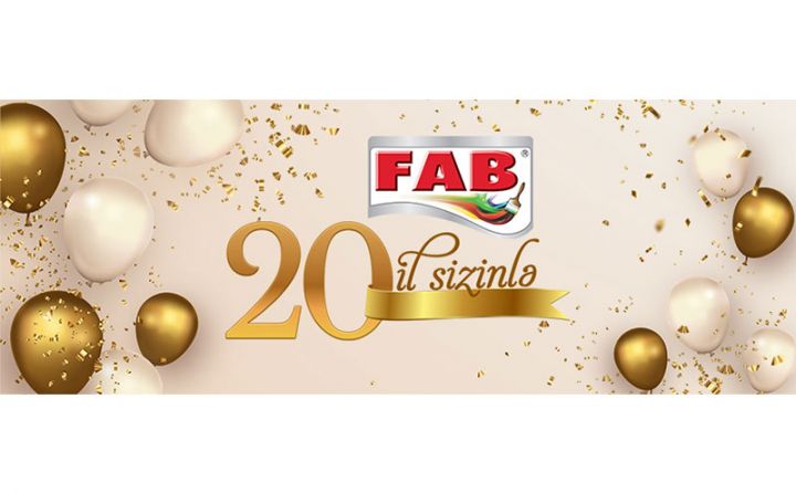 “FAB” şirkətlər qrupu 20 il sizinlə!