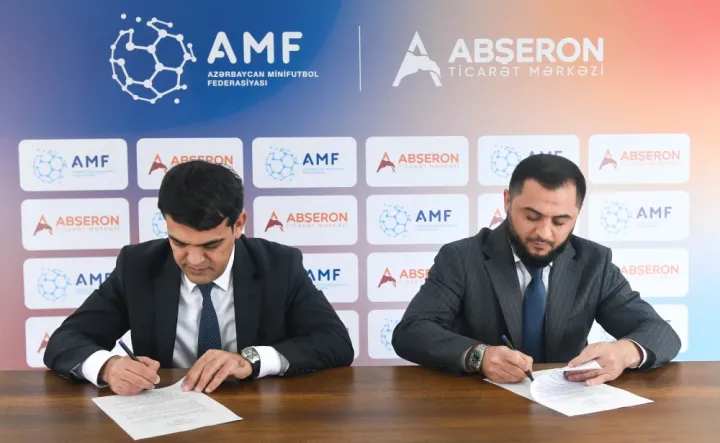 Azərbaycan Minifutbol Federasiyası və Abşeron Ticarət Mərkəzi arasında əməkdaşlıq müqaviləsi imzalandı