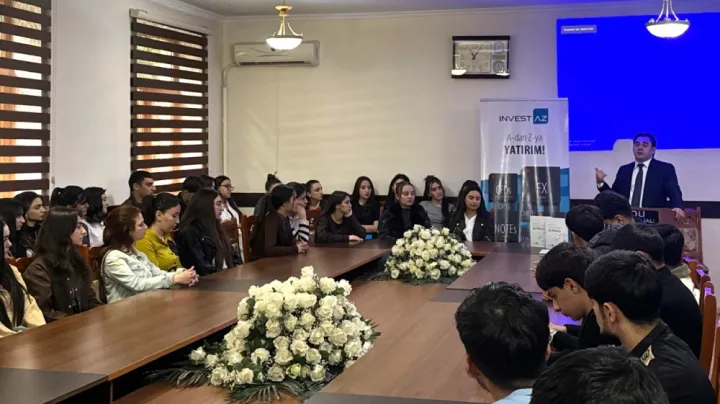 “Invest-AZ” BDU-nun Qazax filialında seminar keçirib